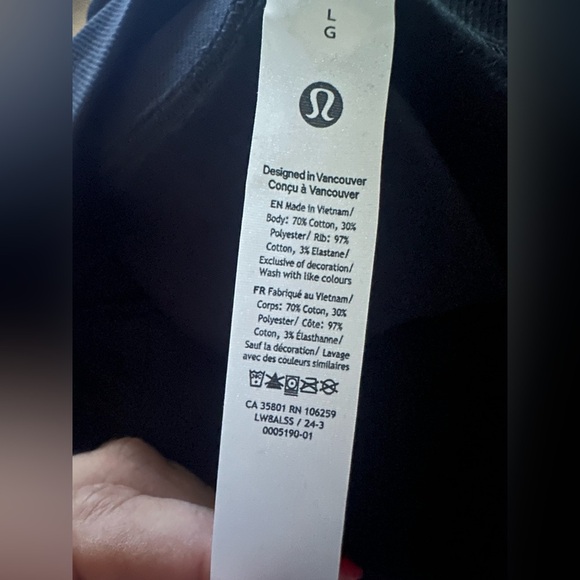 ⭐️NWT⭐️ Lululemon Scuba HR Mini Skirt Post Practice Casual Align Size XL Black - Picture 4 of 4